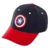 Bioworld Marvel Captain America Shield Flex-Fit Baseball Cap Hat