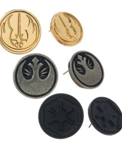 Bioworld Star Wars New Hope Rebel And Imperial Logo Earrings Set Of 3