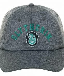Bioworld Harry Potter Slytherin Mens Grey Snapback Hat Movies