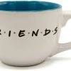 Silver Buffalo Friends Central Perk Doodle Logo 24oz Ceramic Soup Mug