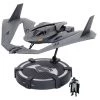 Toy Wonders DC Justice League Movie Batwing With Batman Die Cast Vehicle DC Comics