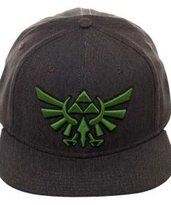 Bioworld Video Games The Legend Of Zelda Green Logo Snapback Hat