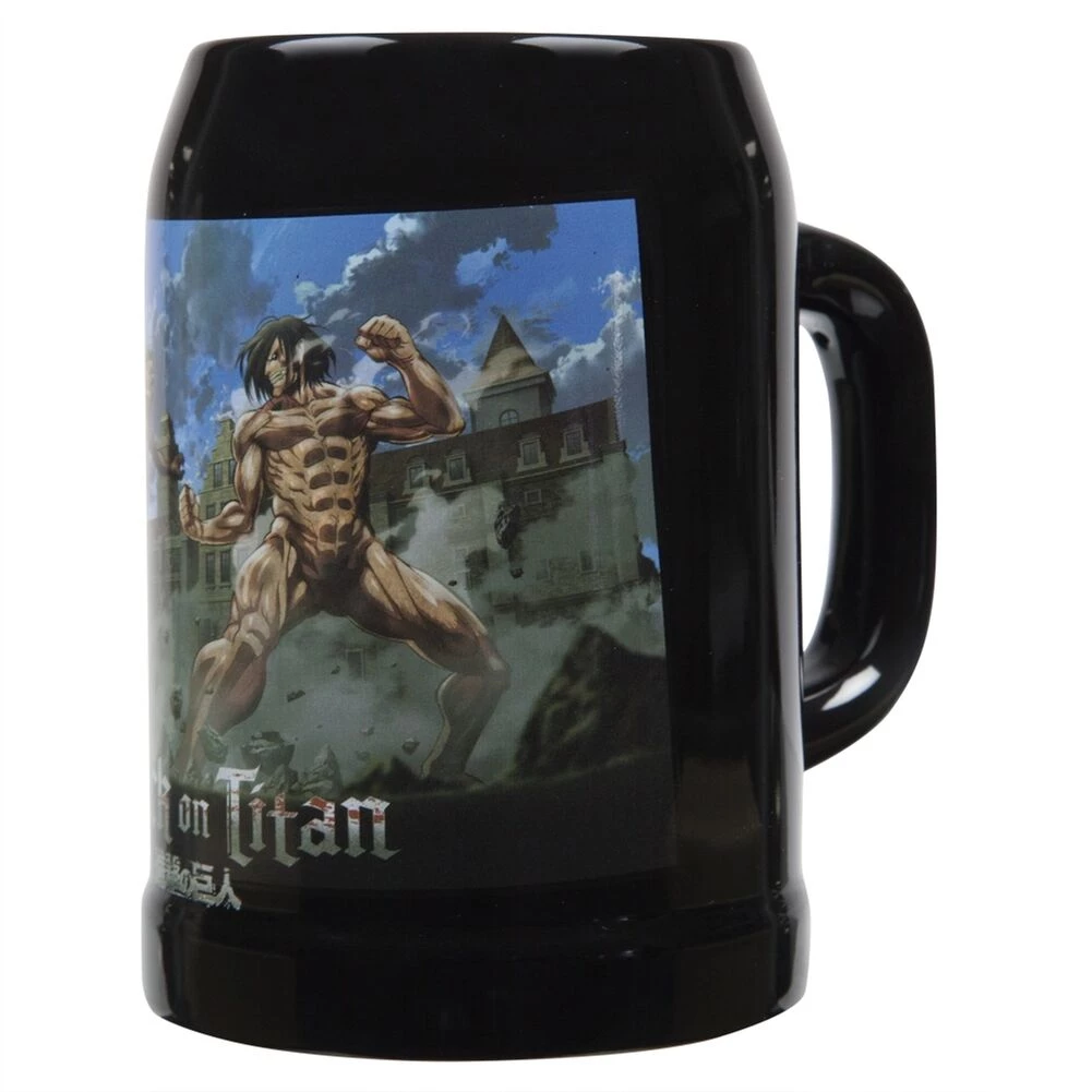 Surreal Entertainment Anime Attack On Titan - Titans Fight Ceramic Stein 4 Surreal Entertainment Anime Attack On Titan - Titans Fight Ceramic Stein