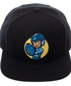 Bioworld Mega Man Blaster Cannon Adult Snapback Hat Video Games
