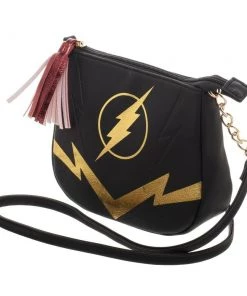 Bioworld DC Comics Reverse Flash Crossbody Black Purse