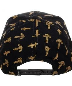 Bioworld Minecraft Tools Black & Brown Snapback Hat 9 Bioworld Minecraft Tools Black & Brown Snapback Hat