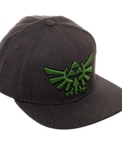 Bioworld Video Games The Legend Of Zelda Green Logo Snapback Hat