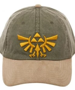 Bioworld The Legend Of Zelda Suede Green Baseball Hat Video Games