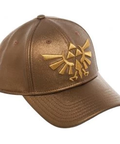 Bioworld The Legend Of Zelda Gold Glitter Trucker Snapback Hat