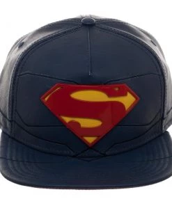 Bioworld DC Comics Superman Rebirth Vinyl Men's Blue Hat