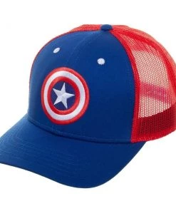 Bioworld Marvel Comics Captain Marvel Mesh Trucker Hat
