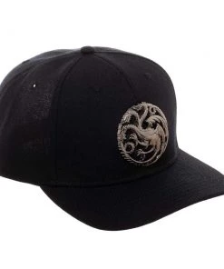 Bioworld Game Of Thrones House Targaryen Black Snapback Hat TV Series