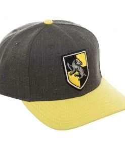 Bioworld Harry Potter Metallic Embroidery Snapback Hat With Pre-Curved Bill