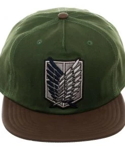 Bioworld Attack On Titan Waxed Canvas Snapback Cap Anime