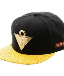 Bioworld Yu-Gi-Oh! Metal Millennium Puzzle Logo Snapback Hat Anime