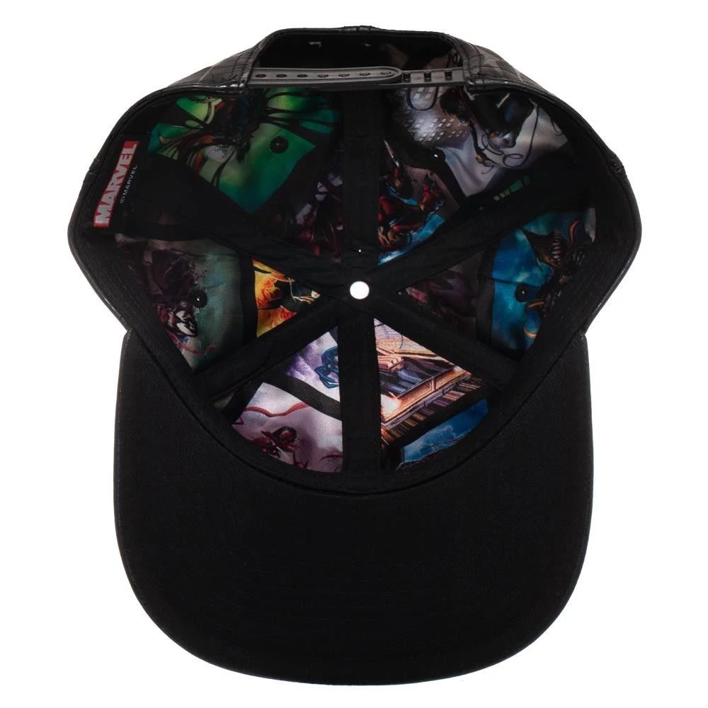 Bioworld Marvel Venom Metal Logo Gel Print Snapback Cap 7 Bioworld Marvel Venom Metal Logo Gel Print Snapback Cap