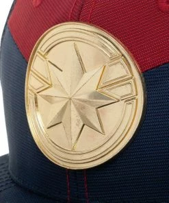 Bioworld Marvel Captain Marvel Suit Up Snapback Cap Adjustable Hat