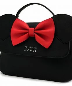 Loungefly Disney Minnie Mouse Crossbody Bag With Ears And Bow