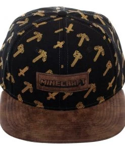 Bioworld Minecraft Tools Black & Brown Snapback Hat