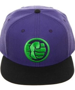 Bioworld Marvel's Avengers: Endgame Embroidered Hulk Snapback Hat