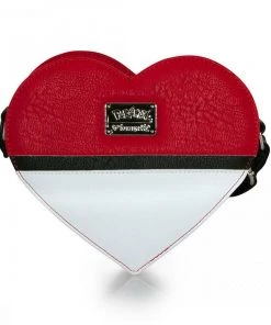 Loungefly Pokemon Pokeball Heart Faux Leather Cross Body Purse