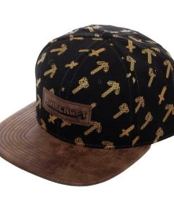 Bioworld Minecraft Tools Black & Brown Snapback Hat