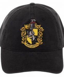 Bioworld Harry Potter Hufflepuff Black Cap Hat
