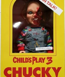 Mezco Child's Play 3: Talking Pizza Face Chucky Doll 8 Mezco Child's Play 3: Talking Pizza Face Chucky Doll