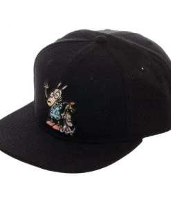 Bioworld Rocko's Modern Life Black Snapback Hat