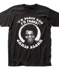 Impact James Brown - Black And Proud T-Shirt