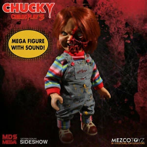 Mezco Child's Play 3: Talking Pizza Face Chucky Doll 6 Mezco Child's Play 3: Talking Pizza Face Chucky Doll