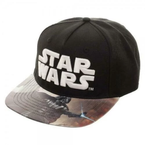 Bioworld Disney Star Wars Printed PVC Bill Snapback 3 Bioworld Disney Star Wars Printed PVC Bill Snapback