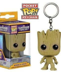 Marvel Funko Pop Keychain Guardians Of The Galaxy - Groot Keychain