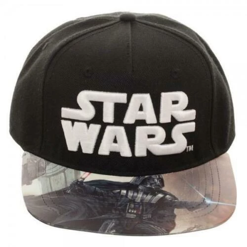 Bioworld Disney Star Wars Printed PVC Bill Snapback 4 Bioworld Disney Star Wars Printed PVC Bill Snapback