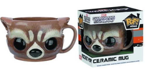 Funko Rocket Raccoon Pop Ceramic Mug Guardians Of The Galaxy 3 Funko Rocket Raccoon Pop Ceramic Mug Guardians Of The Galaxy
