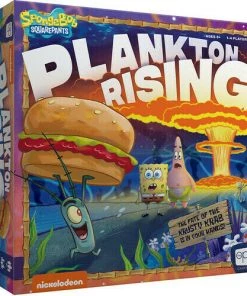 USAopoly Spongebob: Plankton Rising Cooperative Dice And Card Game Games