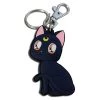 Great Eastern Entertainment Sailor Moon Anime Luna Guardian Cat PVC Keychain