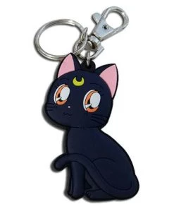 Great Eastern Entertainment Sailor Moon Anime Luna Guardian Cat PVC Keychain