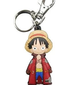 Great Eastern Entertainment One Piece Luffy Anime PVC Keychain