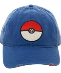 Bioworld Pokemon Pokeball Adjustable Dad Hat 7 Bioworld Pokemon Pokeball Adjustable Dad Hat