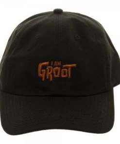 Bioworld Marvel Guardians Of The Galaxy I Am Groot Embroidered Dad Hat