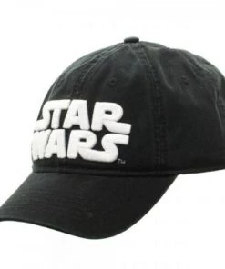 Bioworld Disney Star Wars Logo Black Adjustable Cap