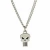 Bioworld Marvel: The Punisher Skull Logo Necklace W/ Chain 1 Bioworld Marvel: The Punisher Skull Logo Necklace W/ Chain