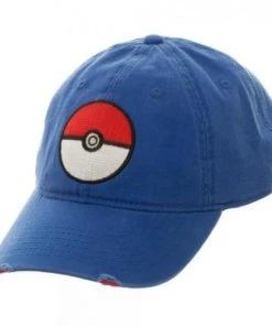 Bioworld Pokemon Pokeball Adjustable Dad Hat
