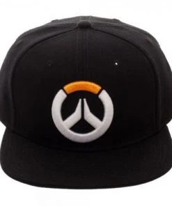 Bioworld Overwatch Logo Snapback Black Headwear Hat Cap