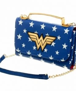 Bioworld DC Comics Wonder Woman Cross Body Clutch Purse Wallet