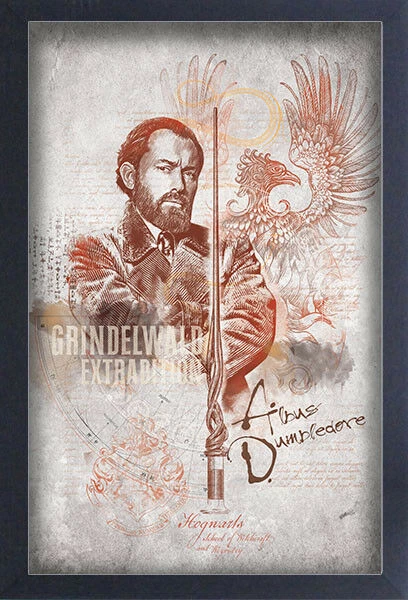 Pyramid America FANTASTIC BEASTS CRIMES OF GRINDELWALD DUMBLEDORE 13x19 FRAMED GELCOAT POSTER!!! 3 Pyramid America FANTASTIC BEASTS CRIMES OF GRINDELWALD DUMBLEDORE 13x19 FRAMED GELCOAT POSTER!!!