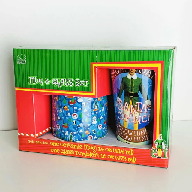 Silver Buffalo ELF Mug Set Disney 3 Silver Buffalo ELF Mug Set Disney