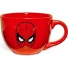Silver Buffalo Marvel Comics Spiderman Mask 24 Oz. Ceramic Soup Mug 2 Silver Buffalo Marvel Comics Spiderman Mask 24 Oz. Ceramic Soup Mug