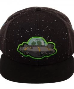 Bioworld Rick And Morty Spaceship Black Snapback